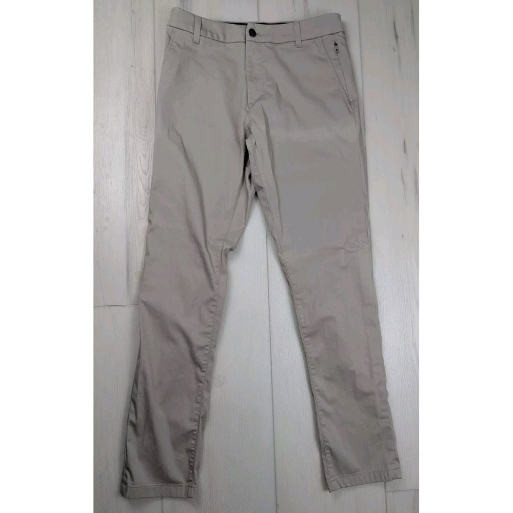 Birddogs Pants Mens 30x32* Performance Golf Chino‎ Unlined Stretch Flex Beige